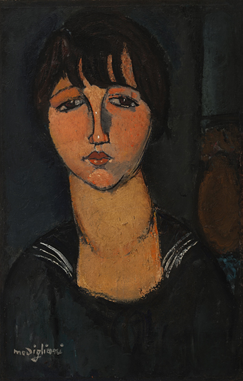 Modigliani - “La femme en blouse marine”